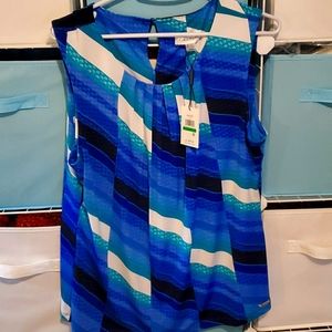 NWT Sleeveless Calvin Klein blouse